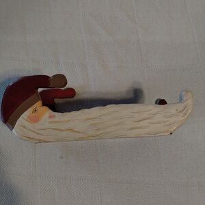 Hand carved Santa would sleigh painted rare